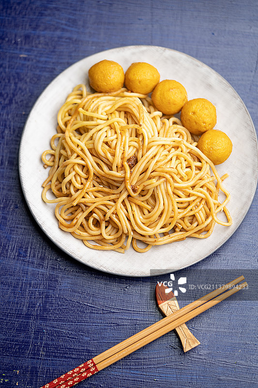 香港特色面食美味即食车仔面图片素材