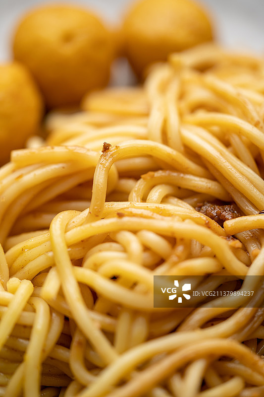 香港特色面食美味即食车仔面图片素材