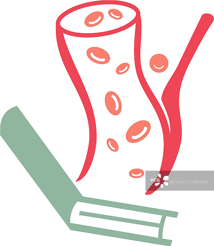 胆固醇在动脉健康风险设计中的应用图片素材