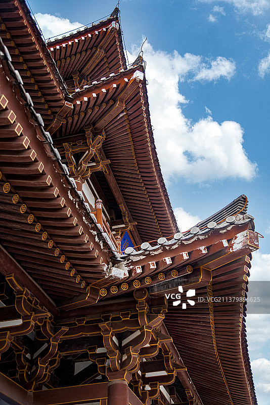 青龙寺古原楼图片素材