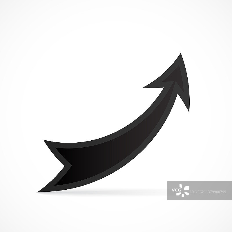 独立向上箭头图片素材