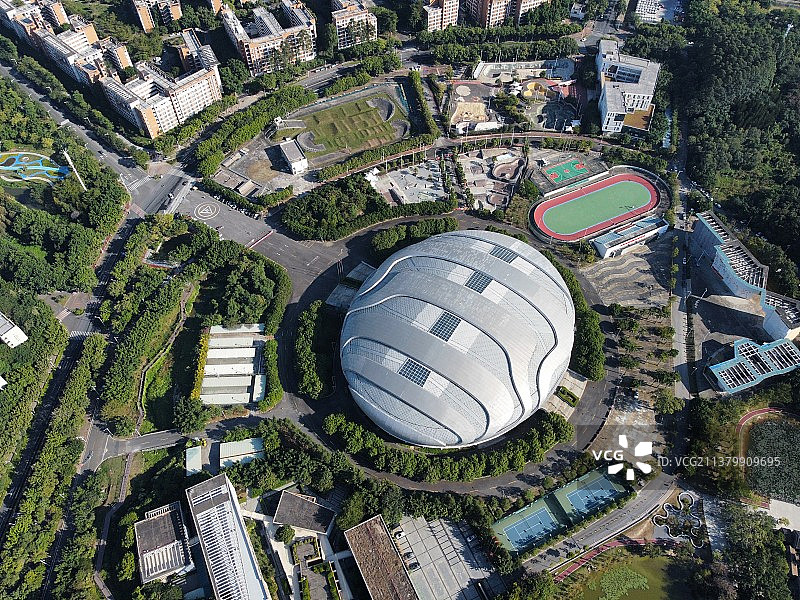 广东｜广州｜大学城体育中心图片素材