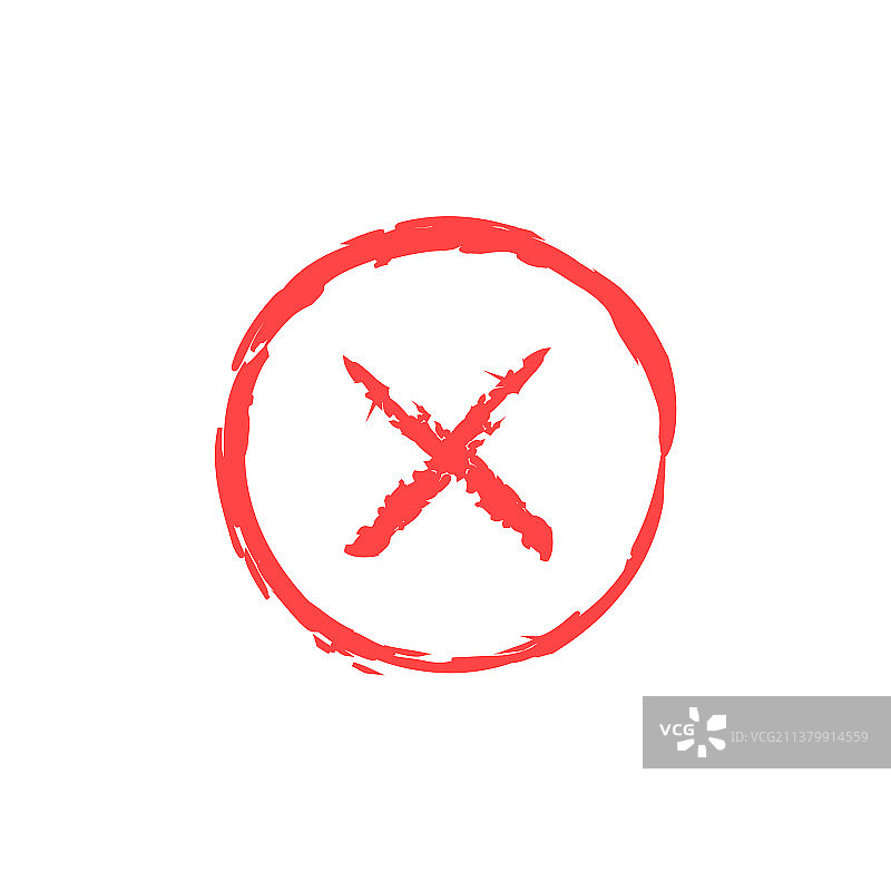 绿色对勾和红色叉号图标批准集图片素材