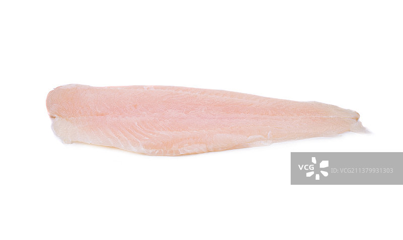 新鲜的巴沙鱼片特写图片素材