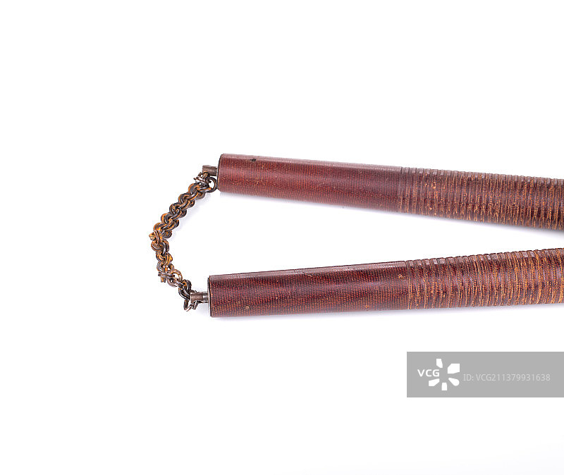 武术双截棍武器，生锈的钉子特写，摩尔多瓦图片素材