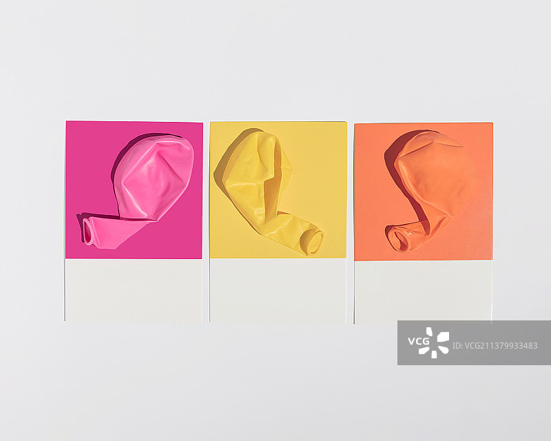 现代夏季派对气球美学图片素材