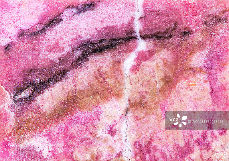 菱锰矿，粉色油漆的全画幅镜头图片素材