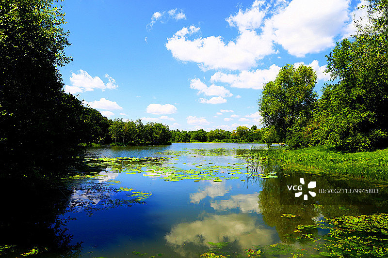 长春净月潭国家森林公园图片素材