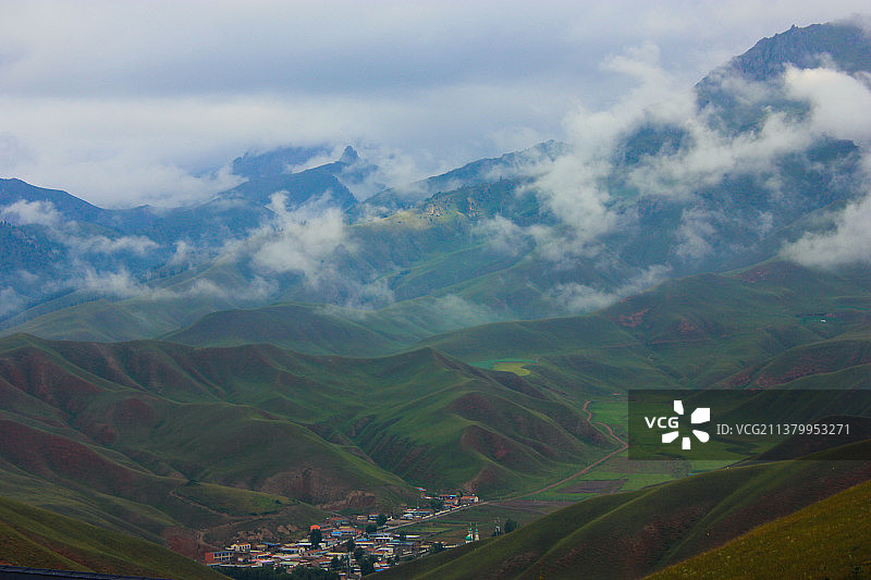 祁连山脉图片素材