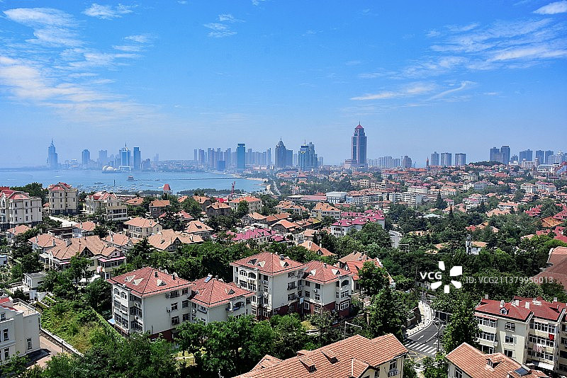 青岛掠影图片素材