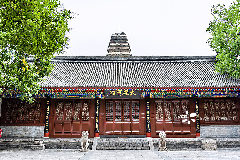 中国西安博物院大雄宝殿图片素材