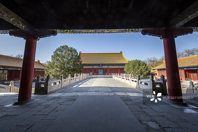 北京故宫武英殿图片素材