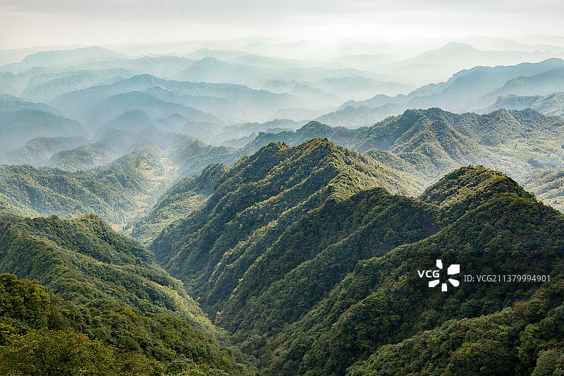 重庆石柱黄水大风堡风景区十二姊妹峰图片素材