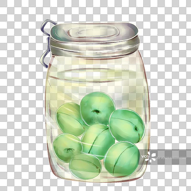 节气芒种青梅酒元素图片素材