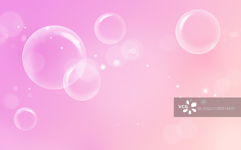 粉紫色泡泡虚化背景图图片素材