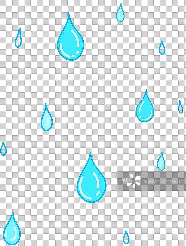 雨水元素图片素材