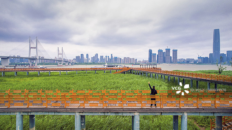 汉口江滩图片素材