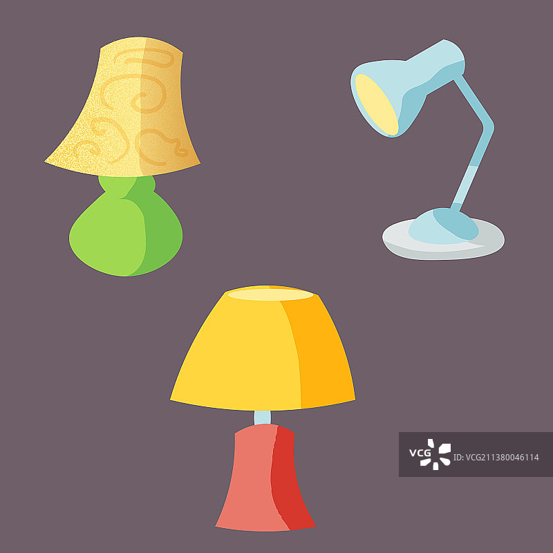 复古台灯合集图片素材