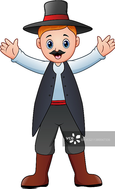 卡通驯兽动物列车图片素材