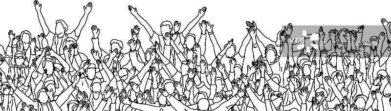 人群欢呼他们喜爱的运动图片素材