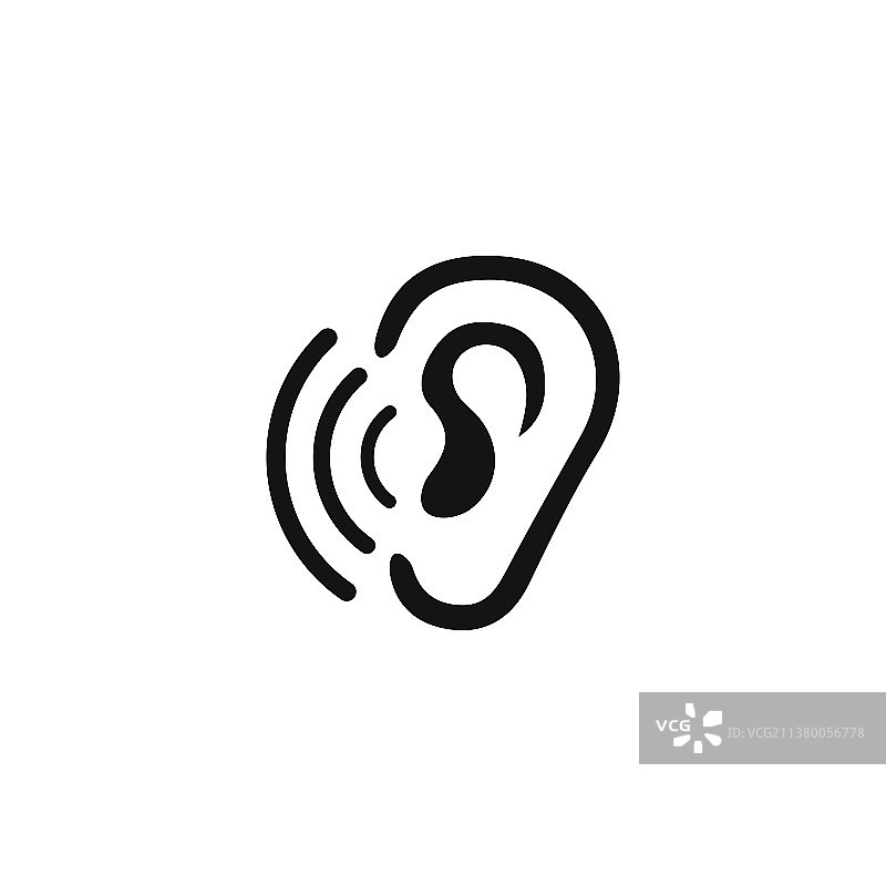 助听标志模板图标设计图片素材