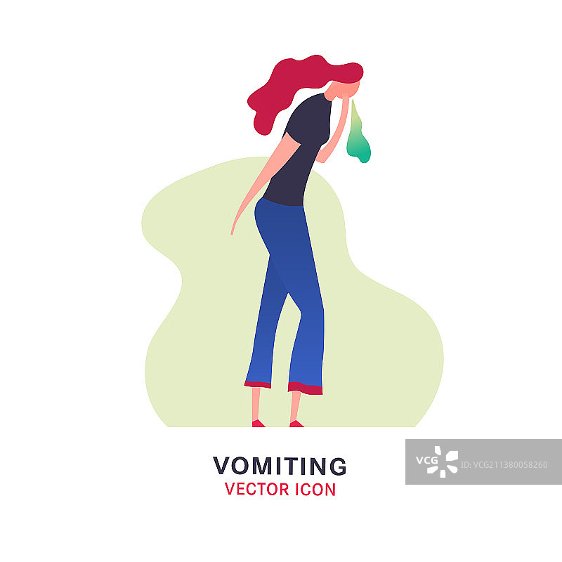 呕吐图标图片素材