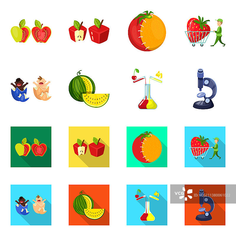 设计测试与合成图标集图片素材