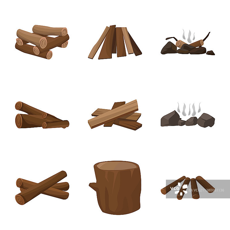 木材与自然标志图片素材