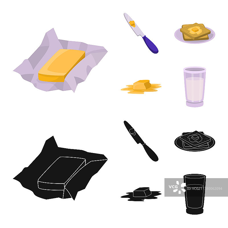 奶油产品符号设计合集图片素材