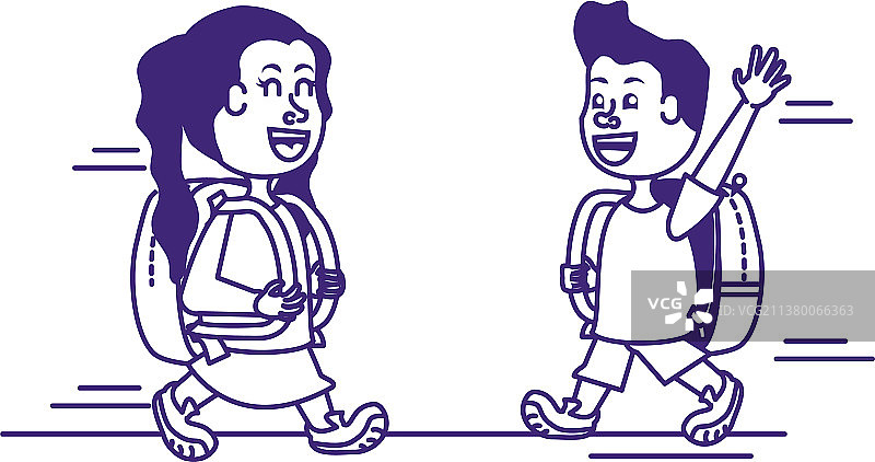 可爱的小学生头像图片素材