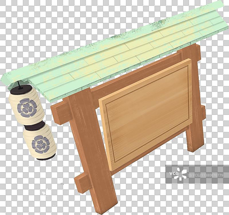 和风告示牌图片素材