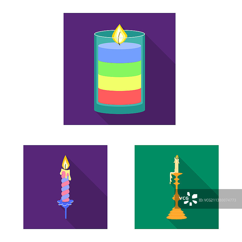 烛光和装饰图片素材