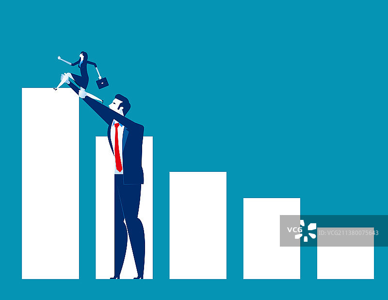 大企业助力小企业成功图片素材