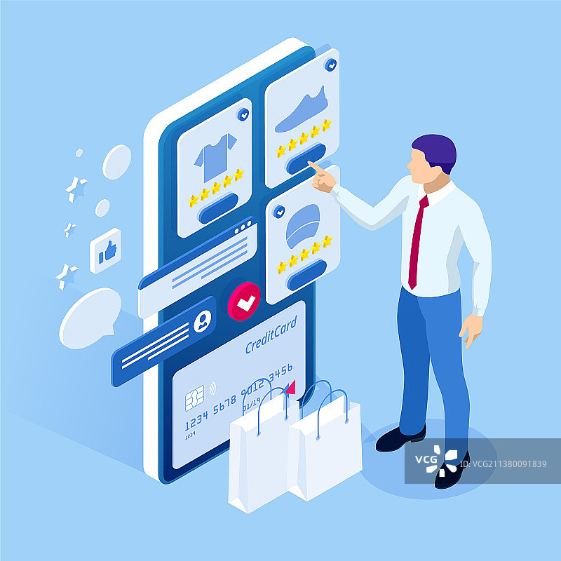 在线购物促销图片素材