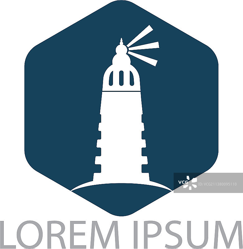 灯塔logo设计图片素材