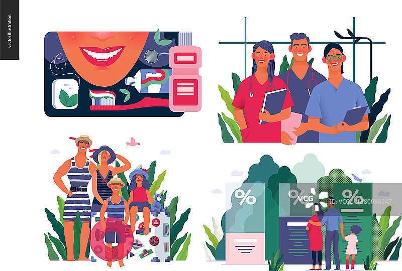 医疗保险合集图片素材