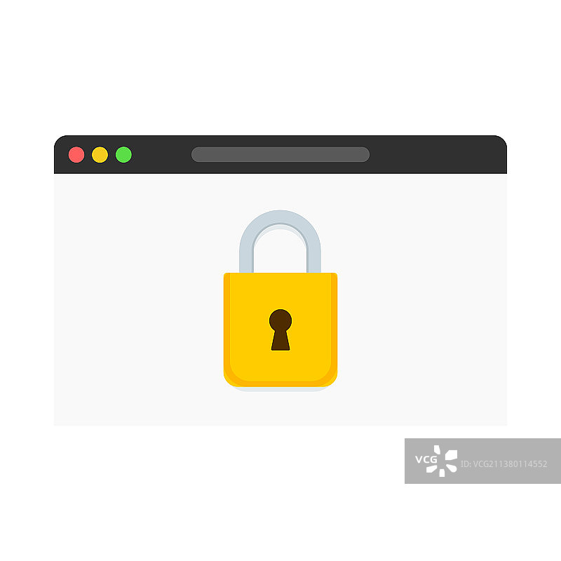 扁平风格的浏览器窗口图片素材