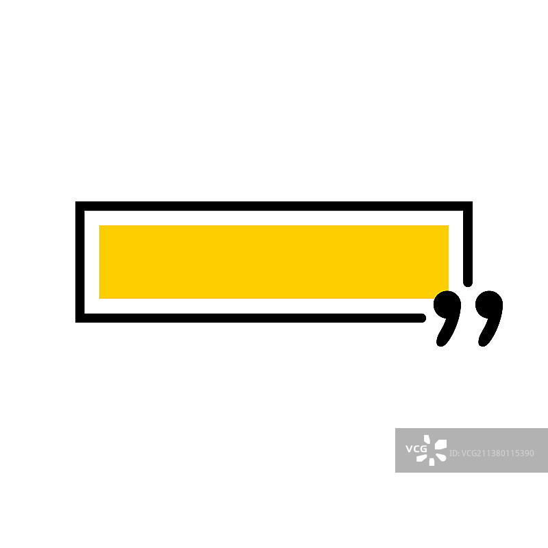 引言图标引号轮廓语音标记图片素材