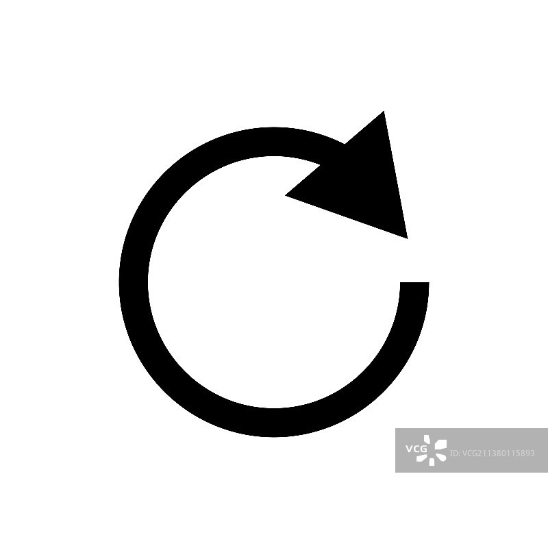 圆形箭头图标刷新标志图片素材