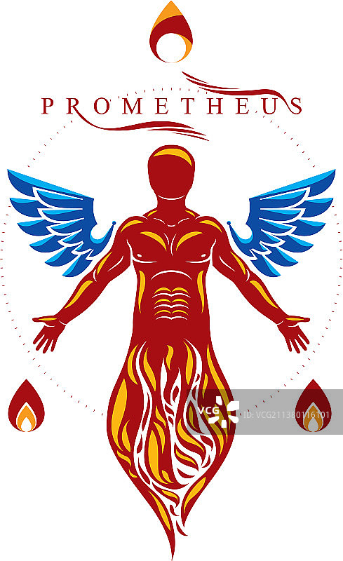 自由飞翔的健壮男人图片素材