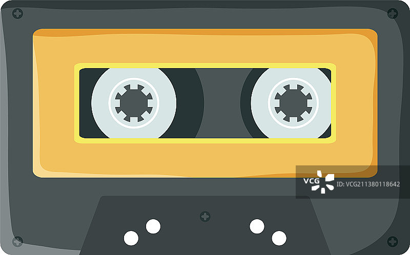 复古音乐卡带隔离图标图片素材