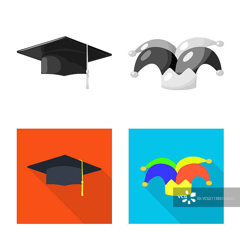 服装和帽子标志图片素材