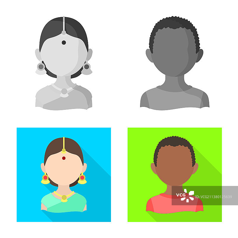 模仿住宅标志设计套装图片素材