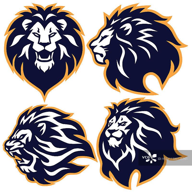 狮子Logo设计合集图片素材