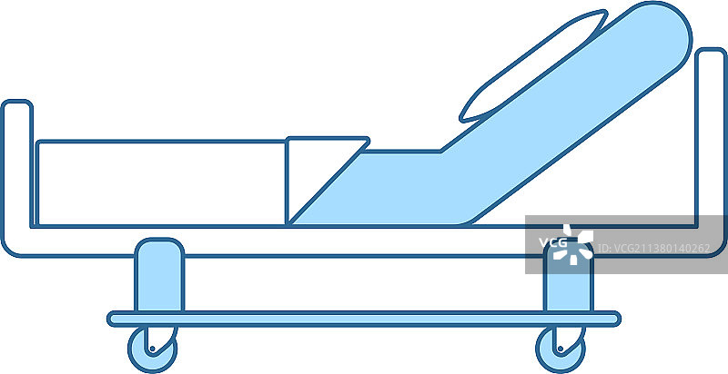医院的病床上图标图片素材