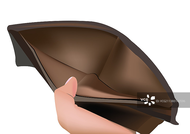 手挤钱包，查看内容图片素材