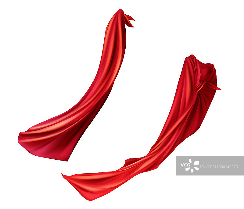 红色斗篷套装丝绸披肩设计图片素材