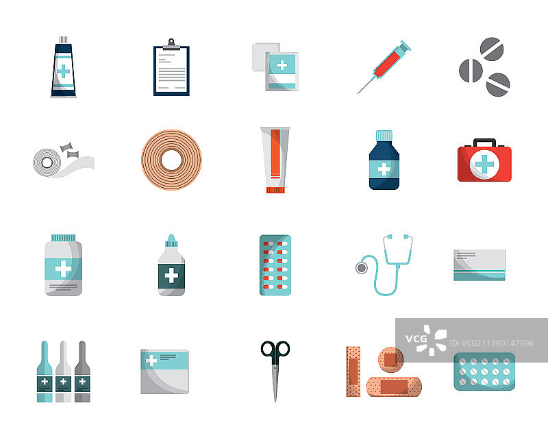 医疗健康图标合集图片素材