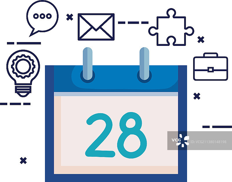 日历提醒日期图标图片素材
