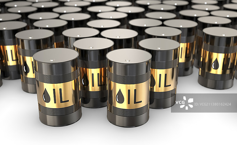 石油油桶金融概念插画图片素材